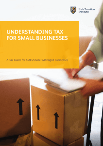 UNDERSTANDING TAX FOR SMALL BUSINESSES