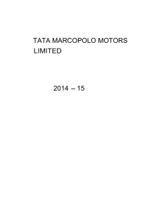 TATA MARCOPOLO MOTORS LIMITED 2014