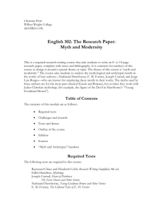 English 102: the Research Paper - National Great Books Curriculum