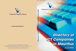 Directory of ICT Companies in Mauritius 2006