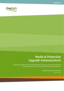 World of Protection Upgrade Announcement