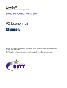 A2 Economics - Free Exam Papers