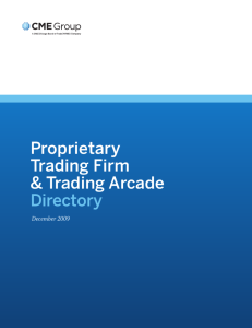 Proprietary Trading Firm & Trading Arcade Directory