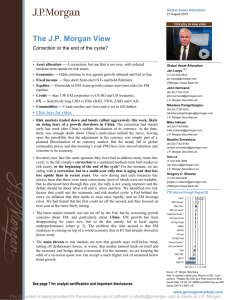 The JP Morgan View - Amazon Web Services