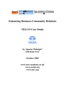 TELCO Case Study - World Volunteer Web