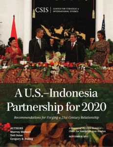 A US-Indonesia Partnership for 2020