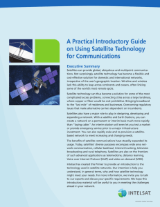 A Practical Introductory Guide On Using Satellite Technology