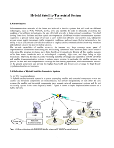 Hybrid Satellite-Terrestrial System