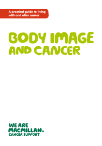 Body image and cancer - Macmillan Cancer Support