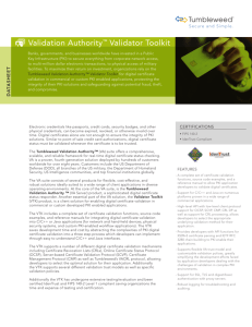 Validation Authority™ Validator Toolkit