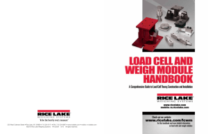 Load Cell and Weigh Module Handbook