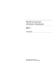 World Consumer Lifestyles Databook 2011