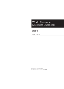 World Consumer Lifestyles Databook