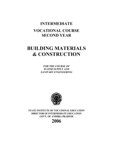building materials & construction 2006