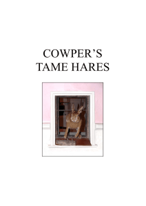 Cowper's Tame Hares - Cowper and Newton Museum