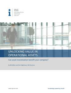Unlocking Value in Operational Assets