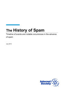 The History of Spam