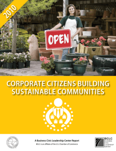 Corporate Citizens Building sustainaBle Communities