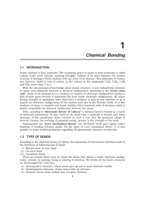 Chemical Bonding - New Age International