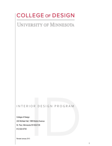 Interior Design Student Handbook