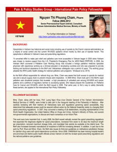 Nguyen Thi Phuong Cham - Pain & Policy Studies Group