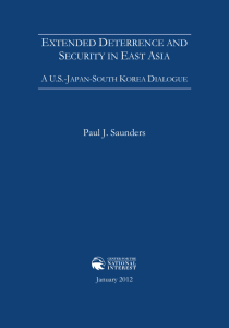 Paul J. Saunders - East Asia Study Center