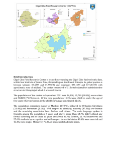 Brief Introduction Gilgel Gibe Field Research Center is located