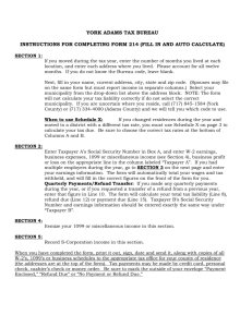 york adams tax bureau instructions for completing form 214