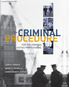 Criminal Procedure for the Criminal Justice