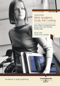 West Academic Study Aid Catalog