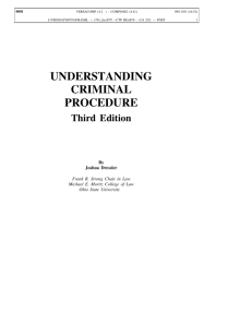 understanding criminal procedure