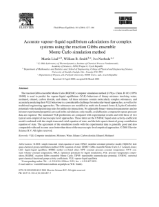 Accurate vapour–liquid equilibrium calculations for complex systems