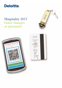 Hospitality 2015 Game changers or spectators?