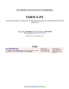 securities and exchange commission form n-px