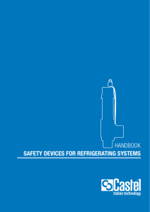 safety devices for refrigerating systems handbook