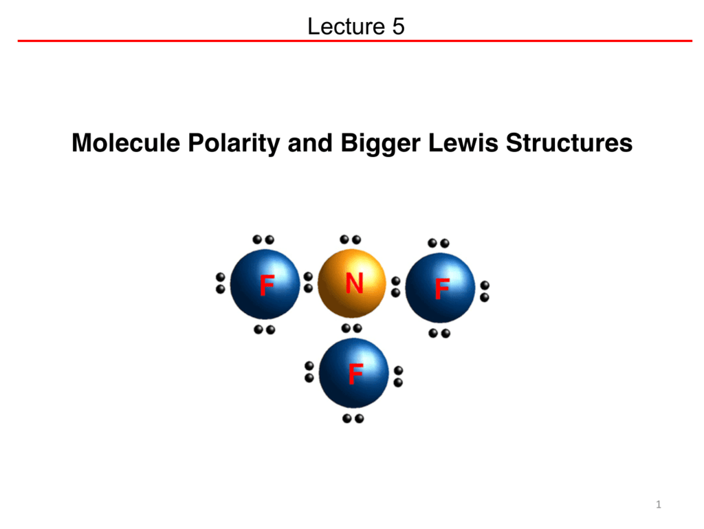 Molecule Polarity and Bigger Lewis Structures