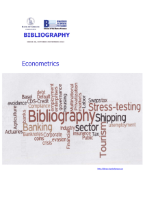 Bibliography: Econometrics