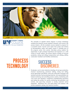 process technology - University of Alaska Fairbanks
