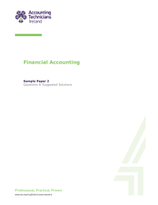 Financial Accounting Sample Paper 2
