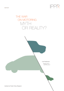 The War on Motoring: Myth or reality?