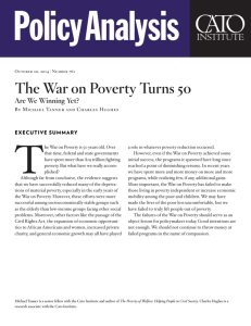 The War on Poverty Turns 50: Are We Winning Yet?