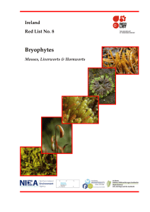 Ireland Red List No.8: Bryophytes - National Parks & Wildlife Service