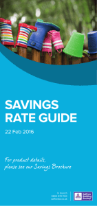 Savings Rates - Saffron Building Society