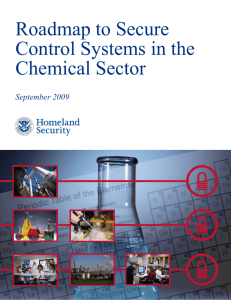 Roadmap to Secure Control Systems in the Chemical Sector