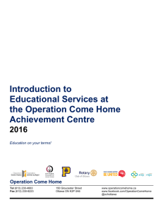 Introduction to Educational Services at OCH