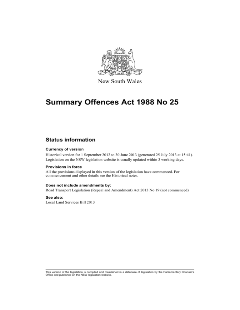 Examples Of Summary Offences Uk