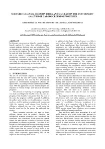 scenario analysis, decision trees and simulation for cost benefit