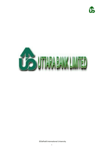 Credit Risk Management of Uttara Bank Limited