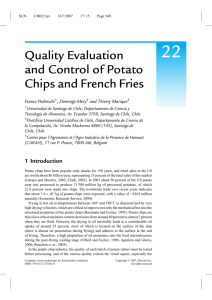 Quality Evaluation and Control of Potato Chips and French Fries