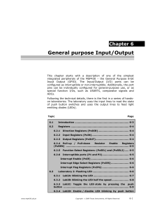 6. General purpose Input/Output